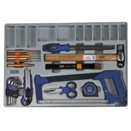 Bandejas modulares con herramientas