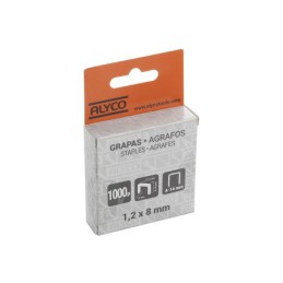 Caja 1000 Grapas Tipo U Para Grapadora 171275 ALYCO ORANGE - Grapas - Alyco Orange
