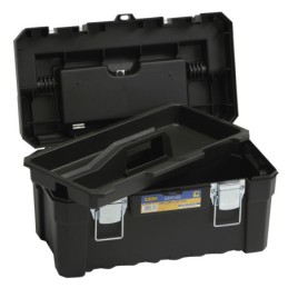 Caja De Plástico Reforzada Con Bandeja Interior ALYCO - Caja herramientas plástico - ALYCO