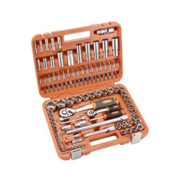 Juego De Llaves Y Accesorios 110 Pzas De 1/2" - 1/4" ALYCO ORANGE - Juego de vasos combinados - Alyco Orange