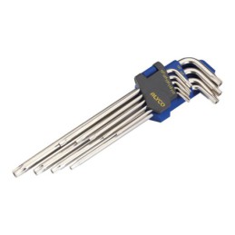 JUEGO 9 LLAVE ACODADA TORX...