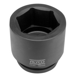 Llave de vaso de impacto con boca hexagonal y cuadradillo 1 - 1/2" Alyco - Llave vaso 1 -1-2" - ALYCO
