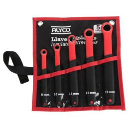 Juego De Llaves Acodada Aisladas VDE, Bolsa De Nylon ALYCO - Juego llave estrella acodada aislada - ALYCO