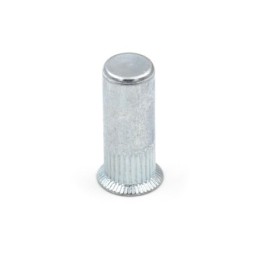 TUERCA REMACHABLE CILINDRICA RANURADA FONDO CERRADO CABEZA AVELLANADA INOX A-2 M6 X 23,5 - CILINDRICA RANURADA FONDO CERRADO - R
