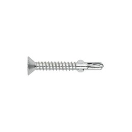 [CP ATA] Tornillo autotaladrante con broca de dos alas, cabeza avellanada. Zincado. Huella TX - [ABA] Tornillo autotaladrante co