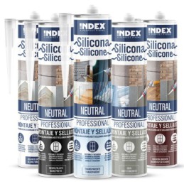 [CP SI-PR] Siliconas. Silicona Neutra Profesional para materiales lisos y porosos - [SI] Siliconas - INDEX®‎ A Perfect Fixing