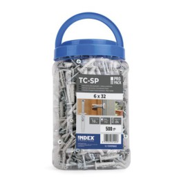 [CP TC-SP EP] Taco clavable de alta expansión. Bote de plástico - [TC-SP] Taco clavable de alta expansión - INDEX®‎ A Perfect Fi