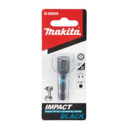 B-66846 Llave de vaso magnética 10x50 SERIES BLACK - Llaves de vaso Impact Black - MAKITA