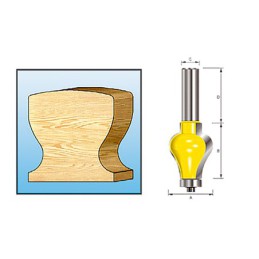 D-11829 Fresa molduradora 31,8 mm - Puntas de moldeo - MAKITA