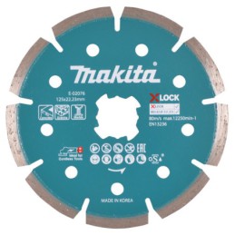 E-02076 Disco de diamante segmentado X-LOCK 125 mm - X-LOCK - MAKITA