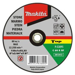 P-53095 Disco de corte extrafino piedra 125mm - Discos de corte para piedra - MAKITA