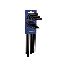 Juego 9 llaves tipo allen pavonadas Torx  inviolables