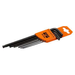 Juegos de llaves hexagonales tipo allen largas con bola