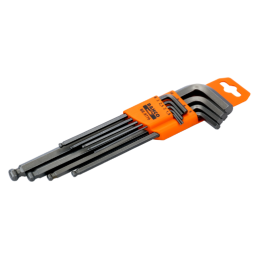 Juegos de llaves hexagonales tipo allen largas con bola