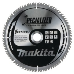 B-67290 Disco de sierra circular, Efficut T.C.T, 260 x 30 mm, 80 D - Corte - MAKITA